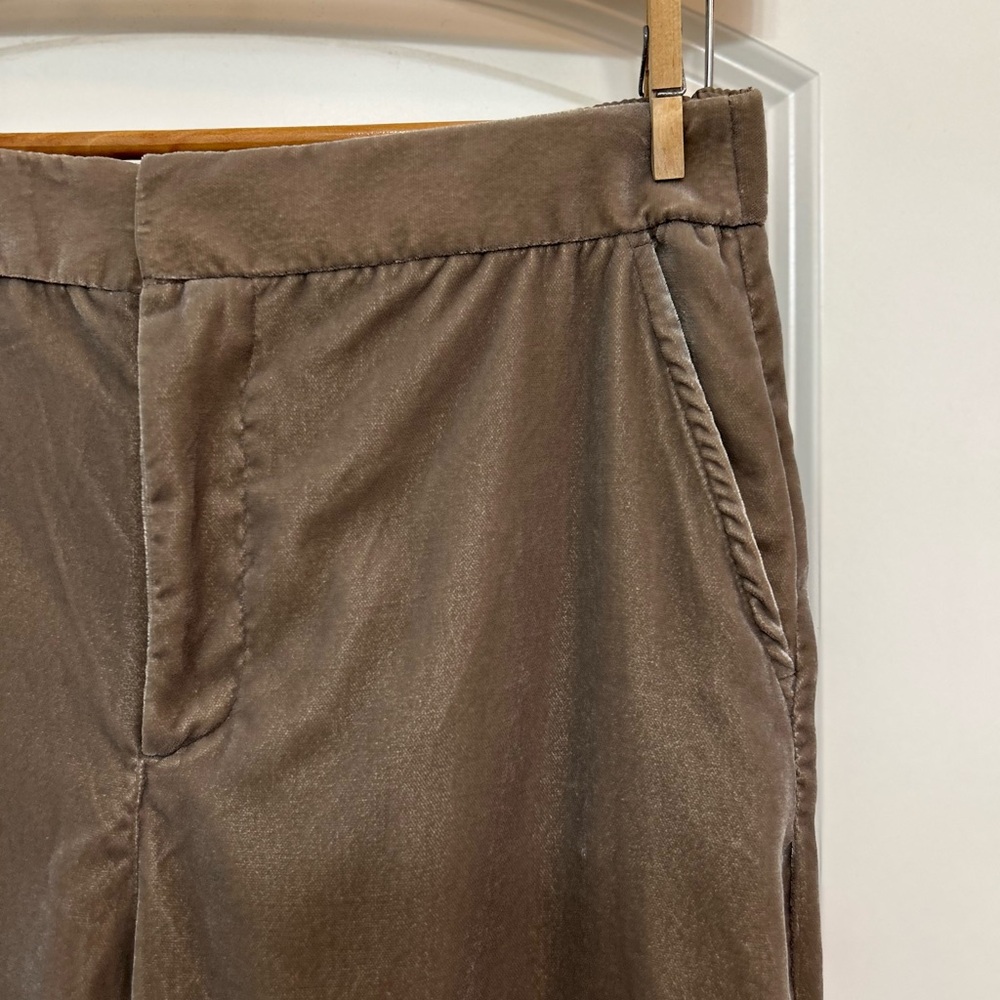 GAP Velvet Brown Trousers ~ Women’s Size 8